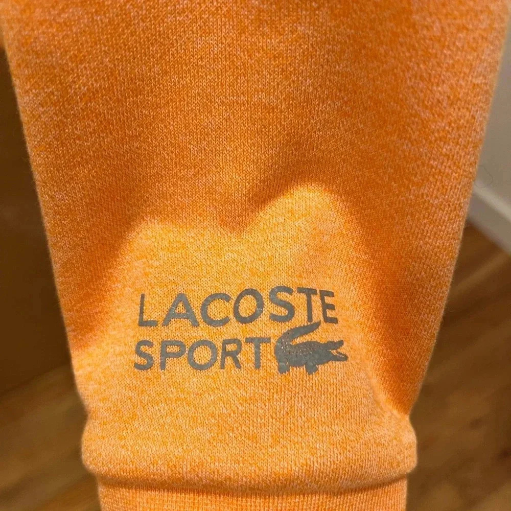 Lacoste Sport - Crewneck Sweatshirt Orange Size Italian 38/US 4 XS/Small Women’s - Picture 5 of 7